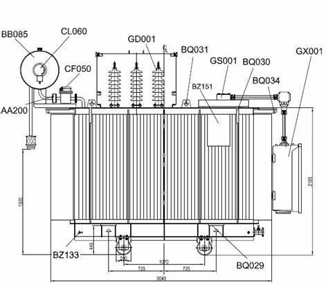 25/0.4KV Amorphous Core Oil Transformer